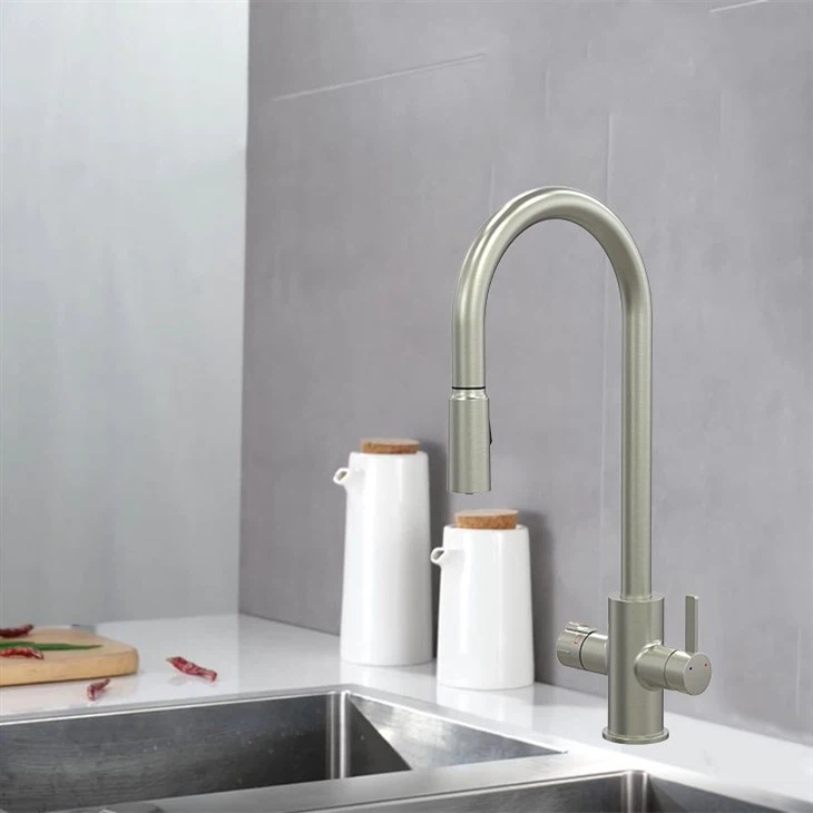 pull out boiling water tap